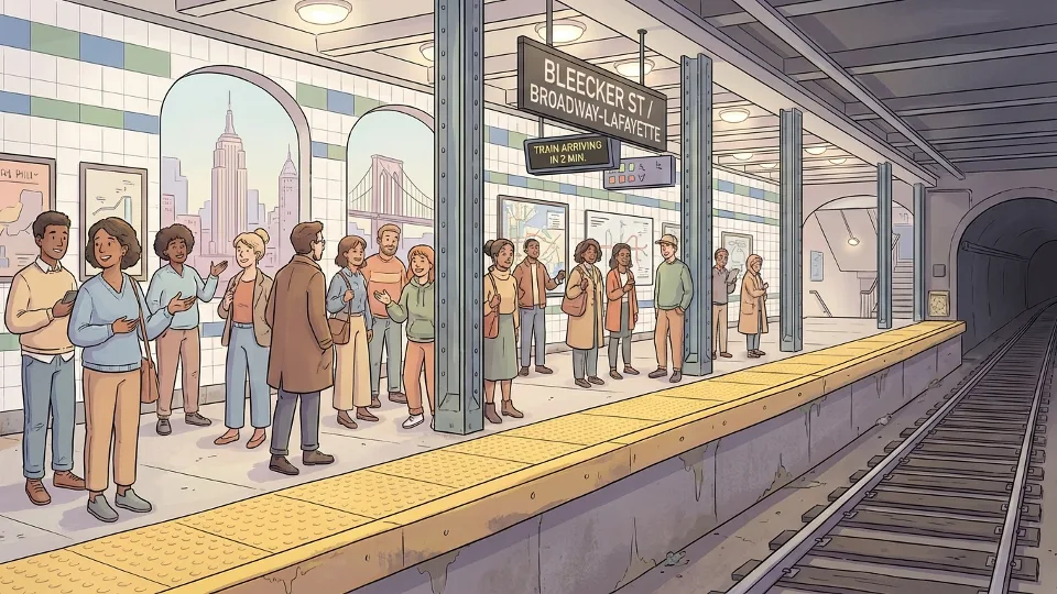 NYC Transit Reminds Riders: Yellow Line Keeps You Safe