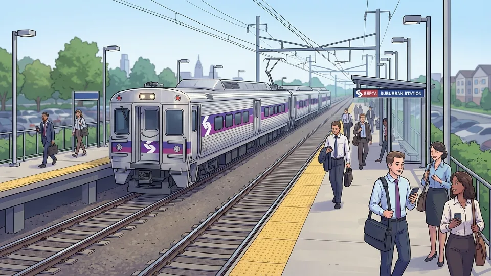 SEPTA Train Delayed — But Real-Time Data Keeps Riders Moving