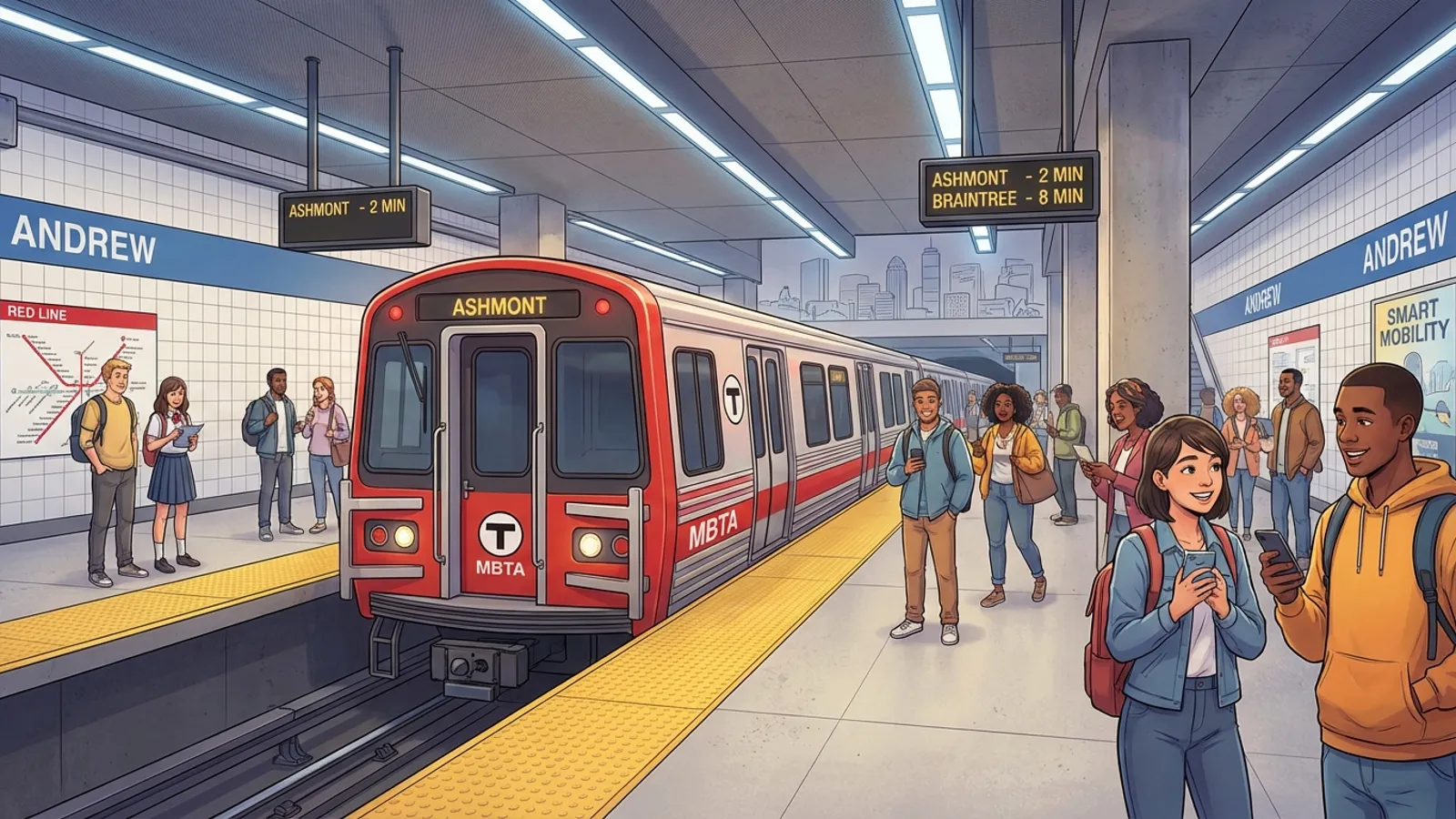 Boston Red Line Restored After Quick Response