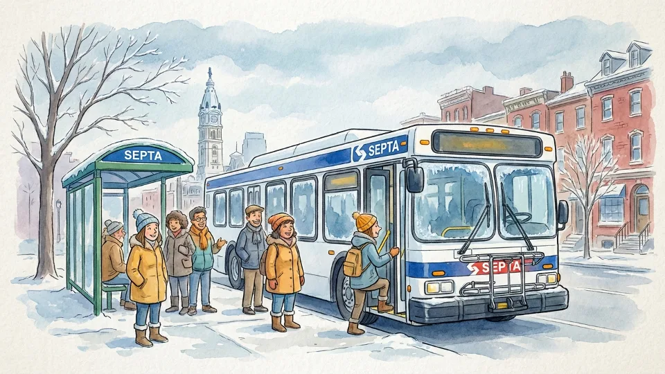 Philadelphia Transit Adapts Through 10-Day Freeze