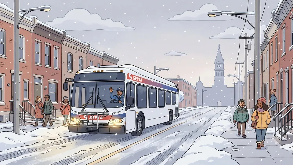 Philadelphia SEPTA Keeps Moving Through Winter Cleanup