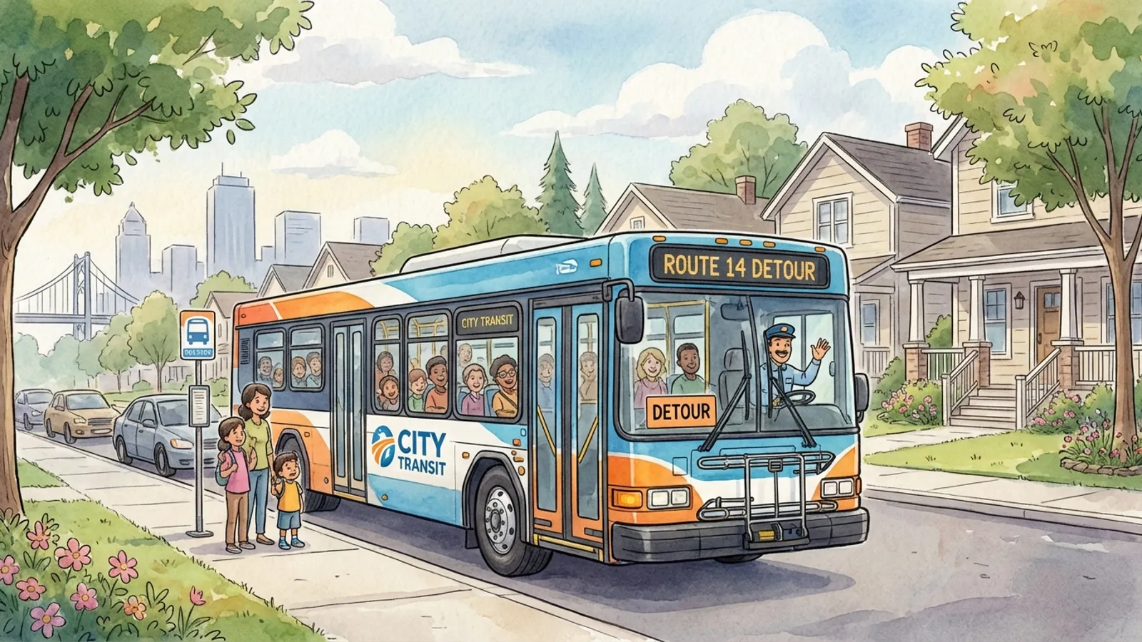 North West Service 3A Adapts to Road Closure