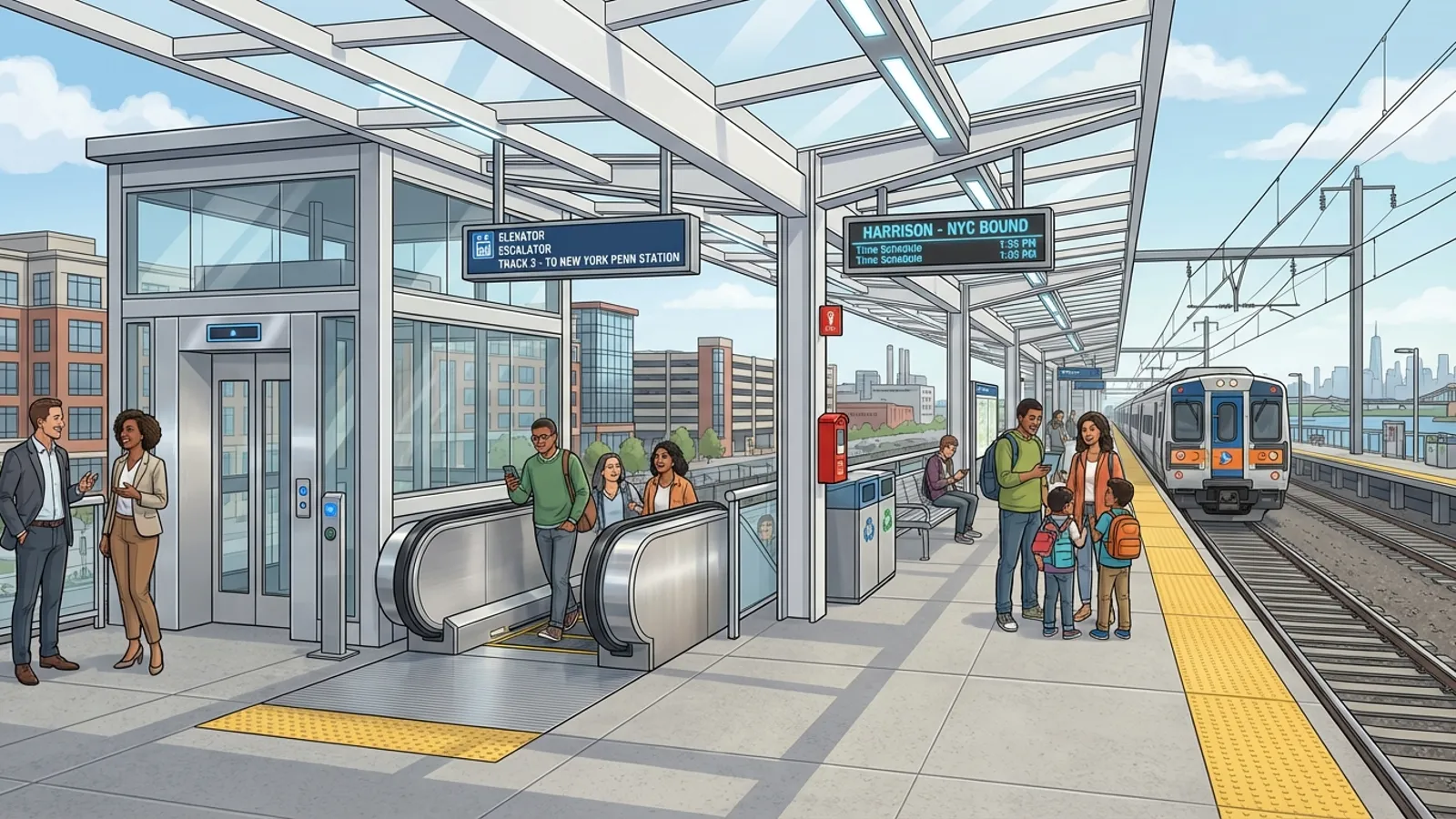 NYC Harrison Station Elevator Repairs Underway