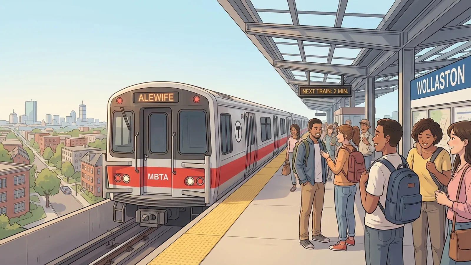 Boston Red Line Back on Track After Quick Fix