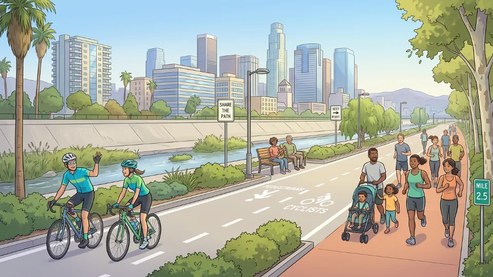LA River Path Extension Links Four Valley Communities