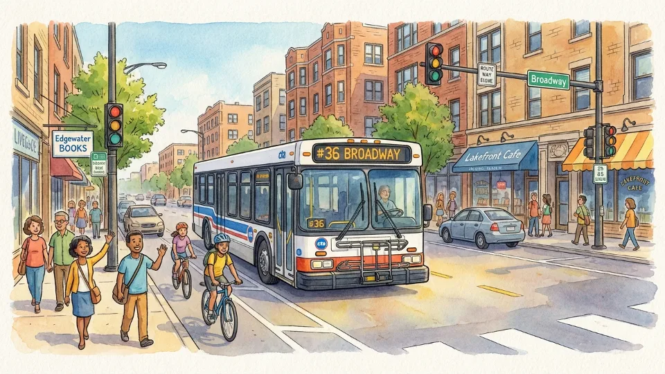 Chicago Route 36 Detour Keeps Riders Moving