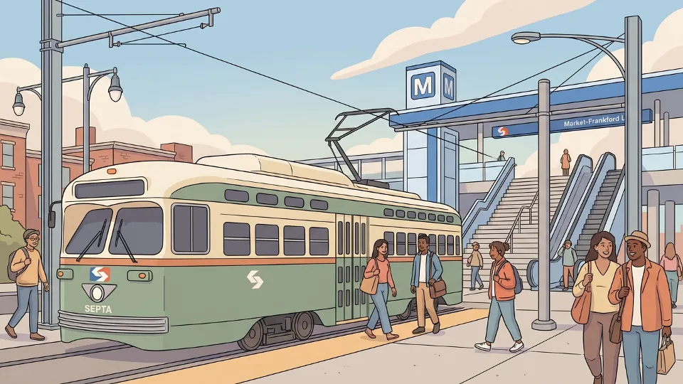 Philadelphia Trolleys Reroute for Track Upgrades Tonight