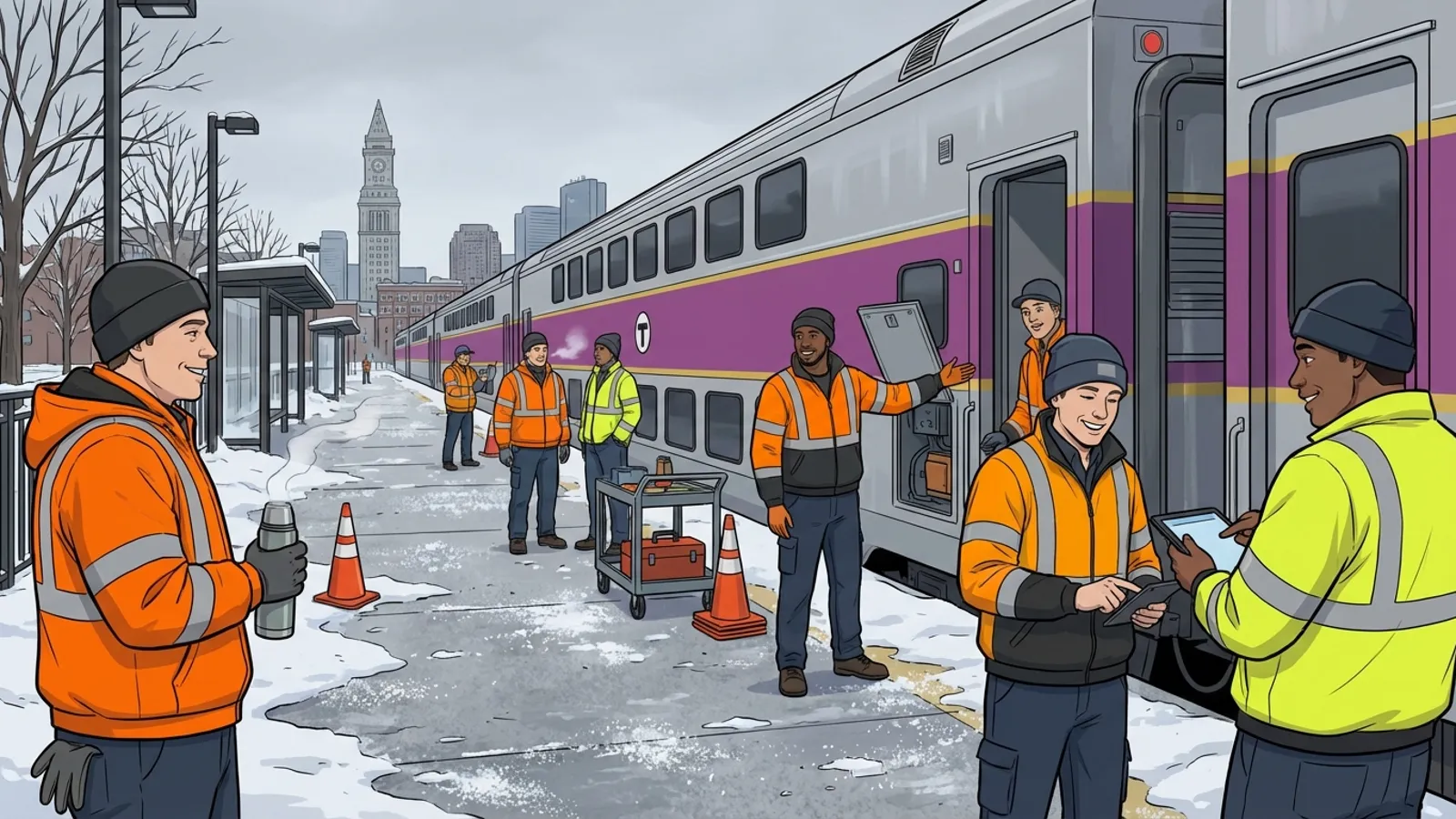 Boston Train Breakdown Sparks Swift Repair Response