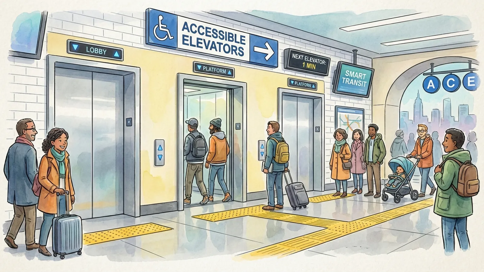 NYC Upgrades 125 St Station With 3 New Elevators