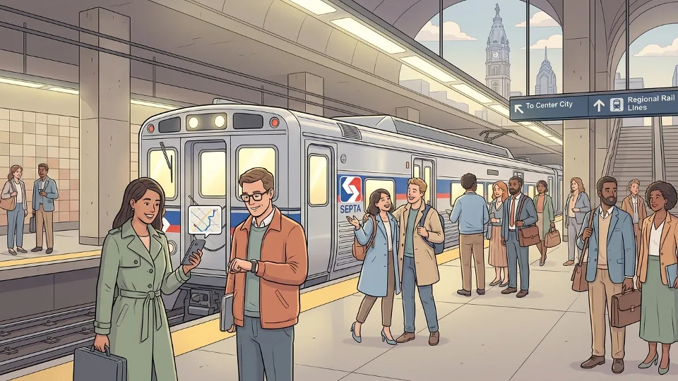 Philadelphia Commuters Adapt to New Train Connection