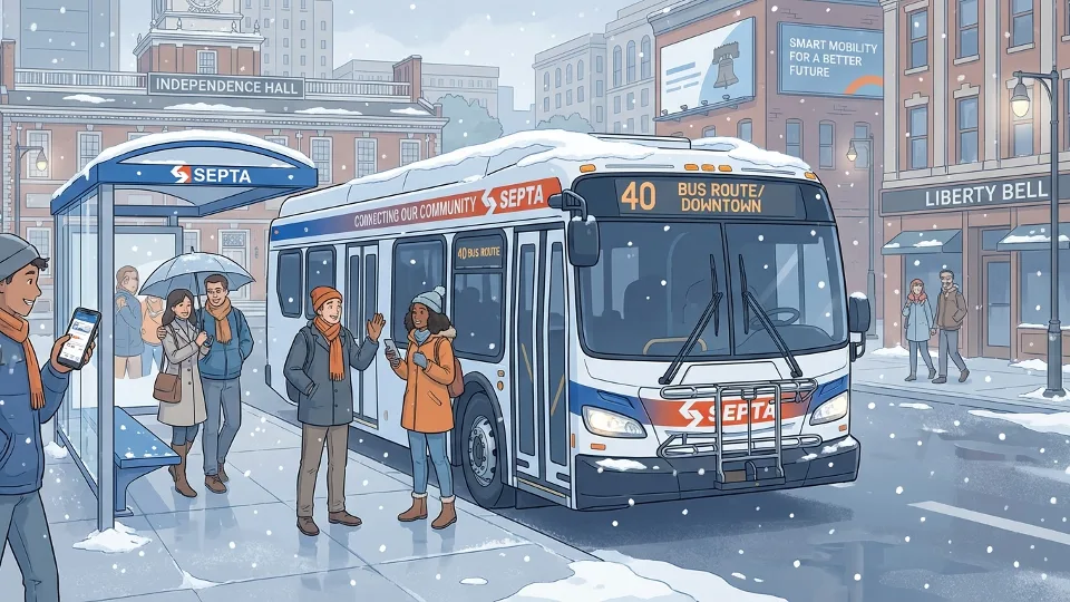 Philadelphia SEPTA Preps for Snow — Riders Stay Informed