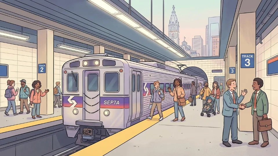 Philadelphia Trenton Train Shifts to New Track
