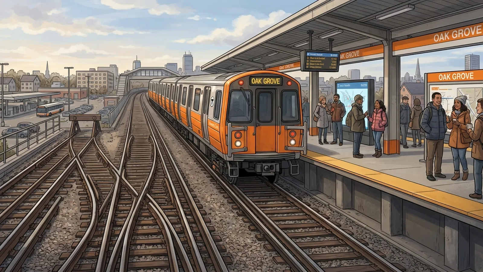 Boston Orange Line Restored After Swift Switch Repair