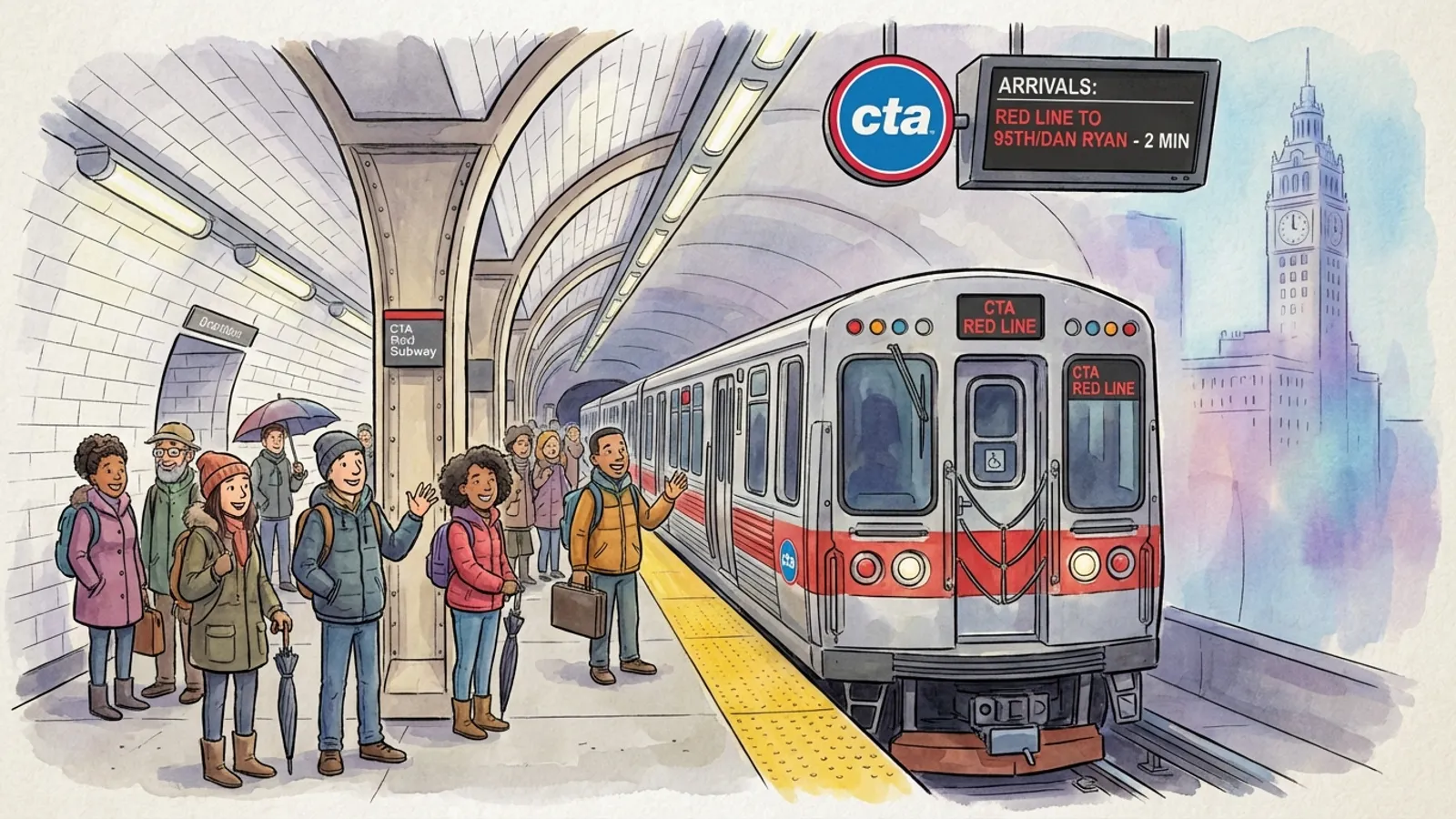 Chicago Red Line Adapts With Single-Track Solution