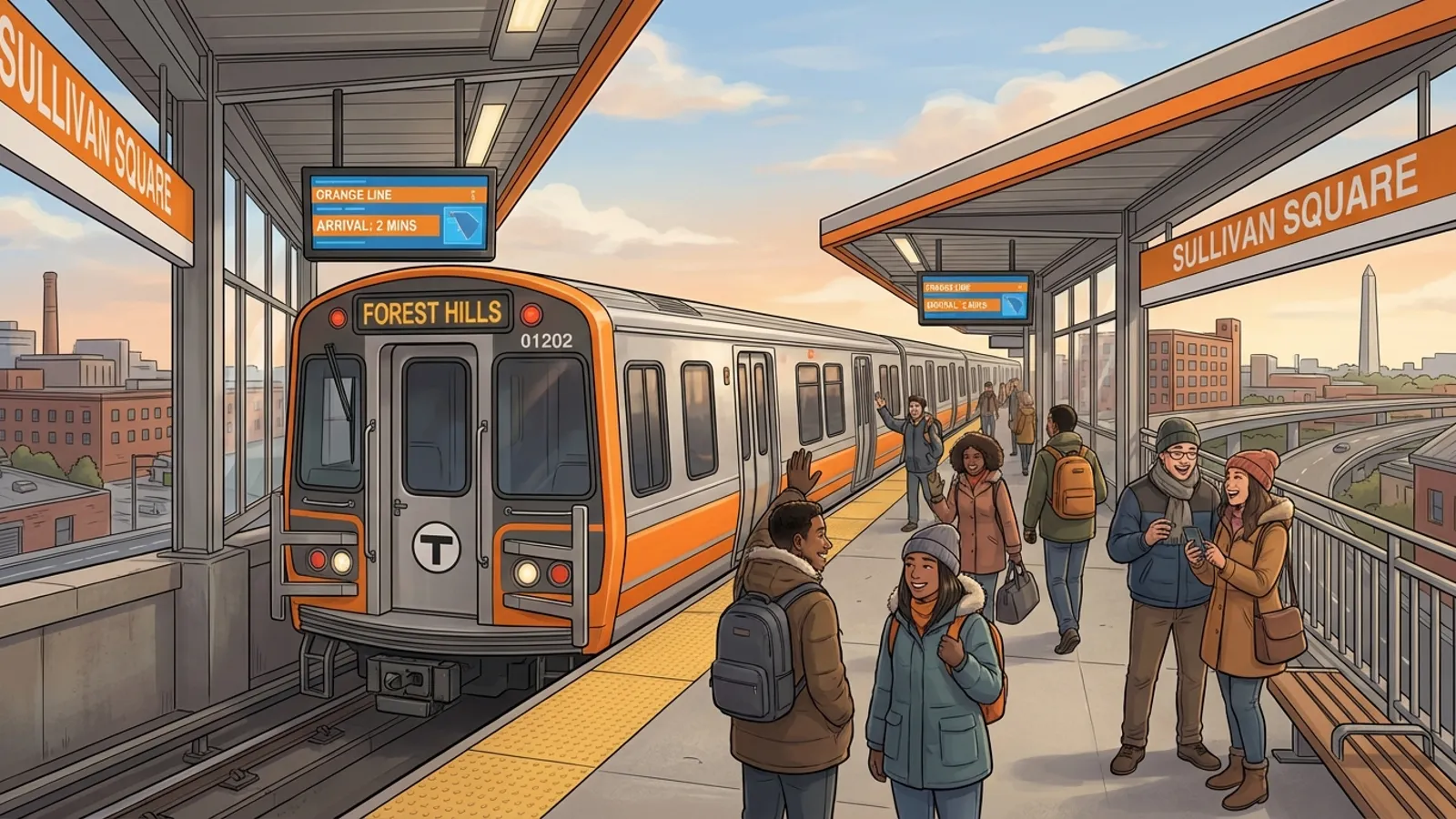 Boston Orange Line Resumes After Brief Delay