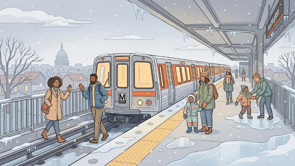 DC-Maryland-Virginia Metro Tackles Ice, Monitors Safety