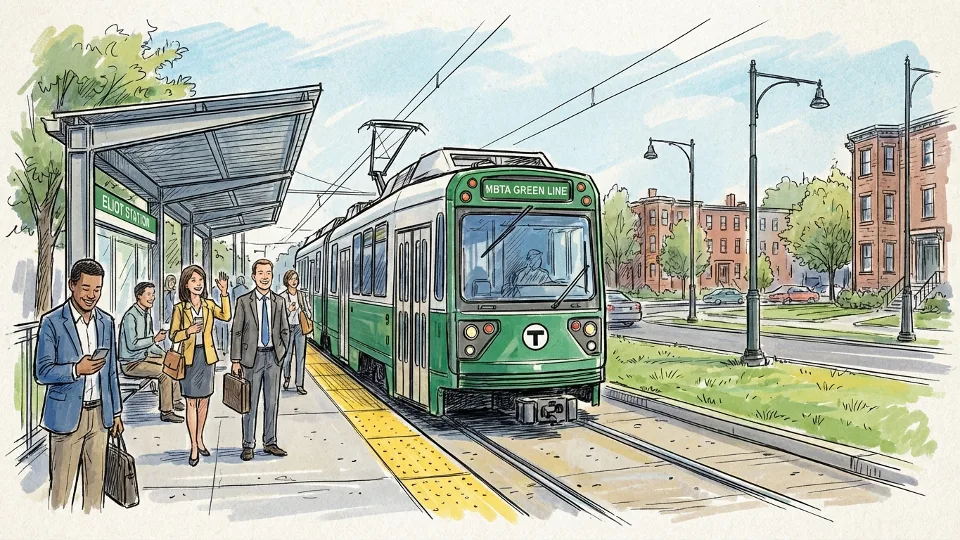 Boston Green Line Bounces Back After Brief Delay