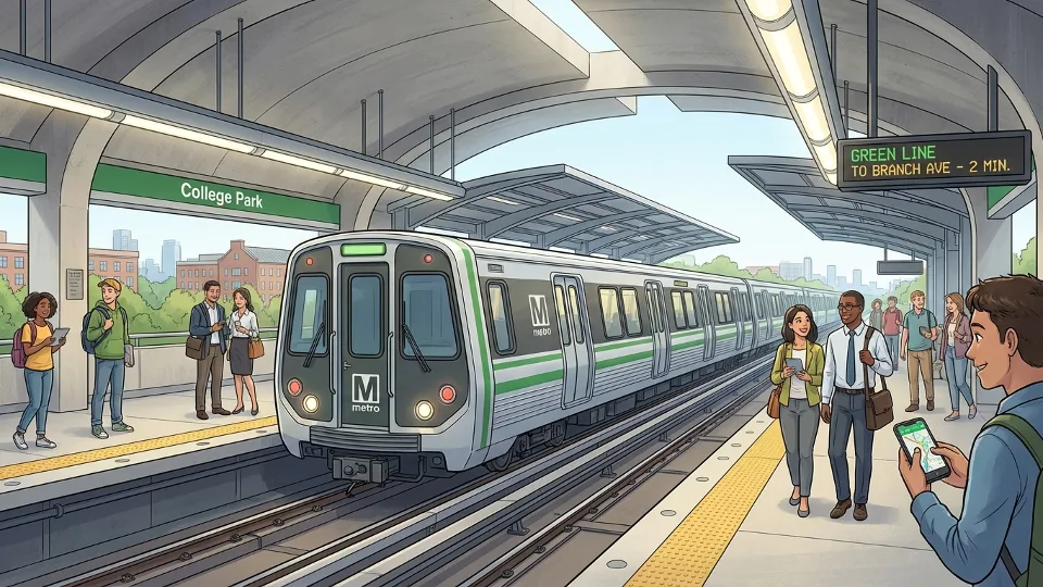Green Line Stall Sparks Service Review in College Park