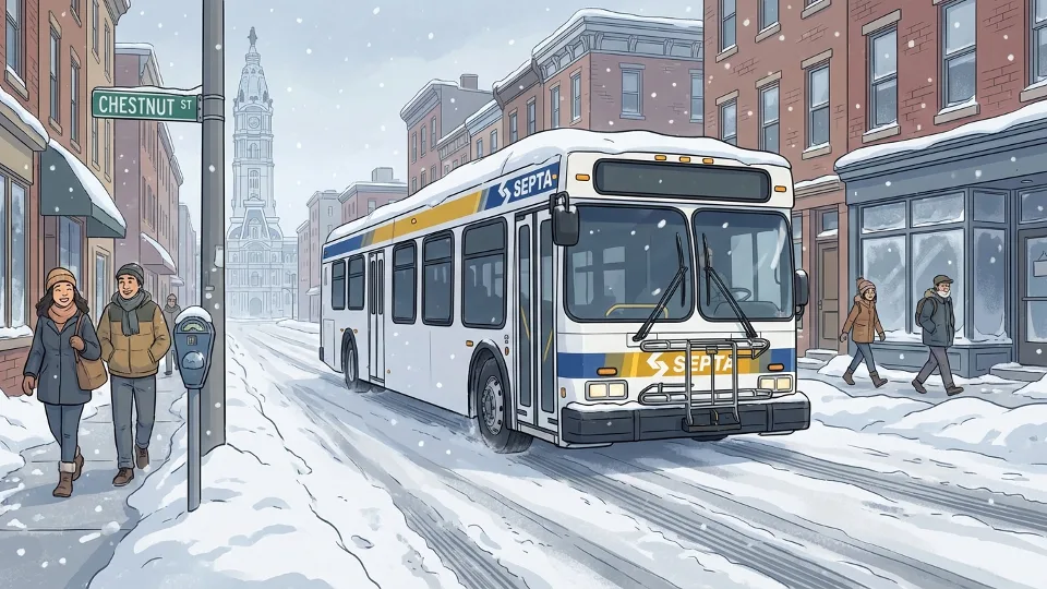 Philadelphia Transit Warms Up as Snow Melts