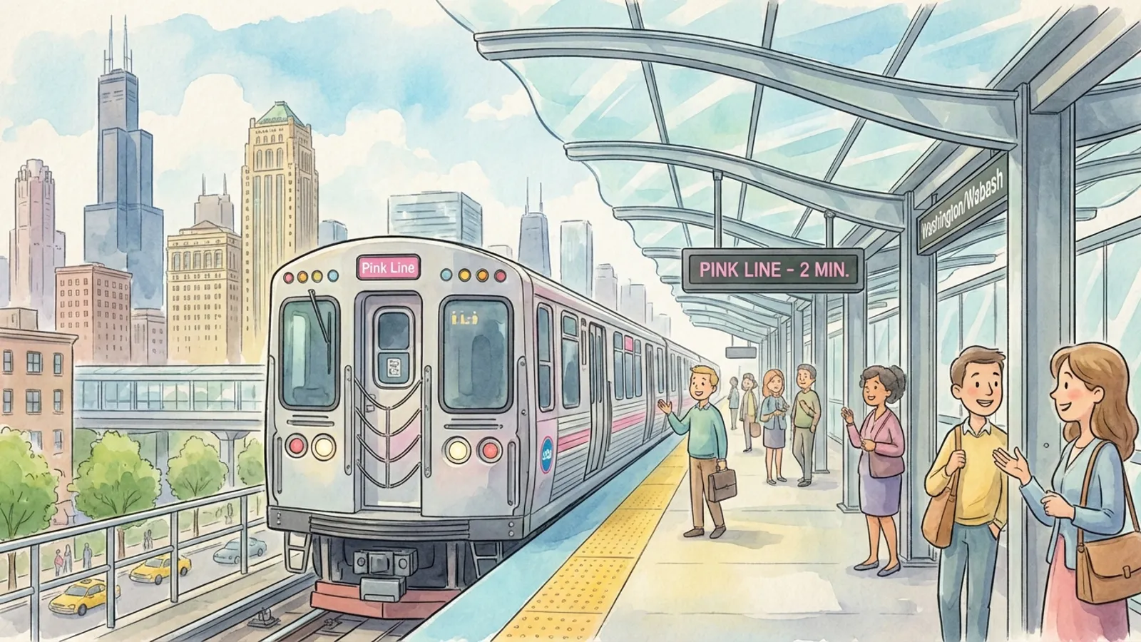 Chicago CTA Works to Restore Pink Line Access