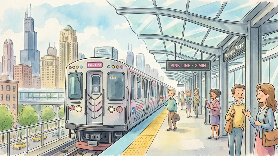 Chicago CTA Works to Restore Pink Line Access