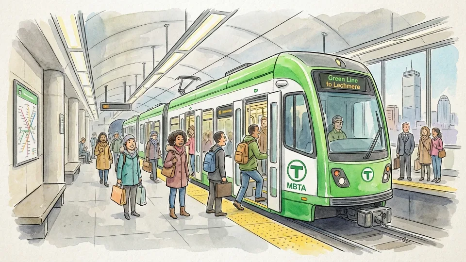 Boston Green Line Bounces Back After Brief Delay