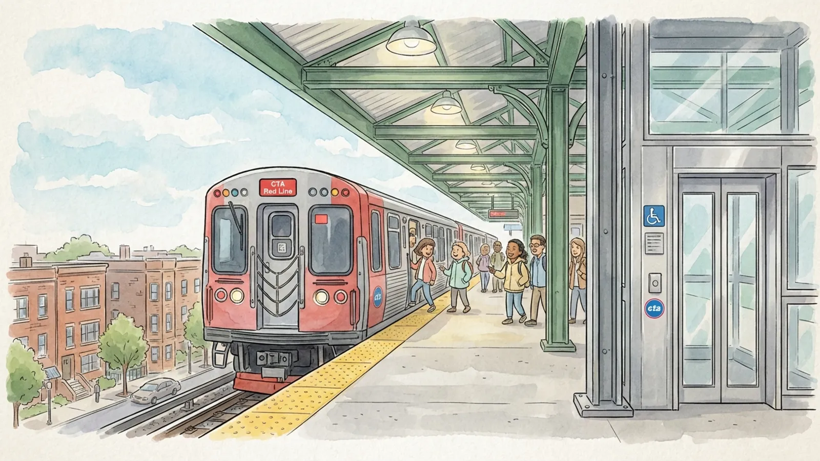 Chicago CTA Works to Restore 69th Street Access