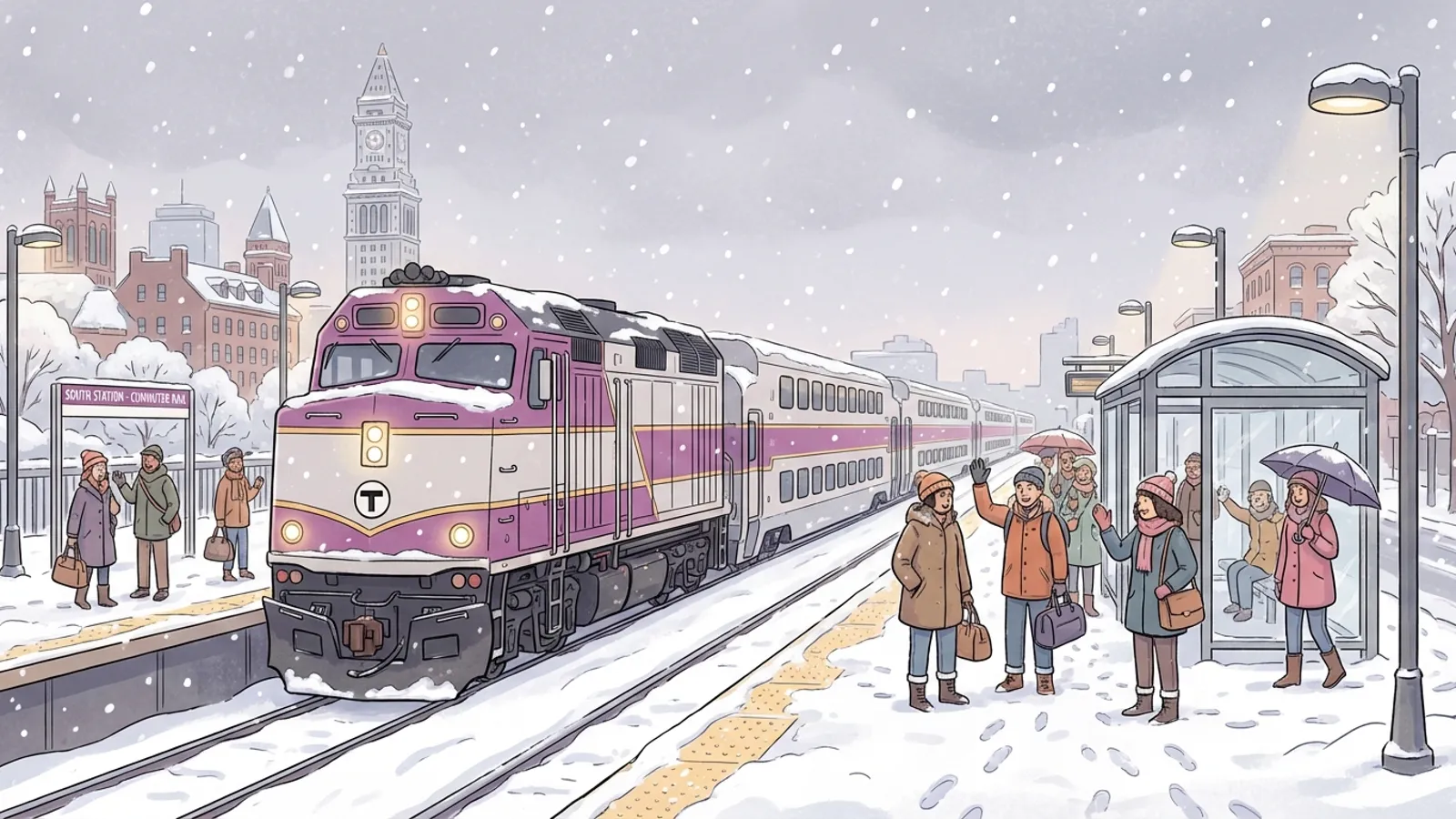 Boston Transit Adapts to Winter's Challenge