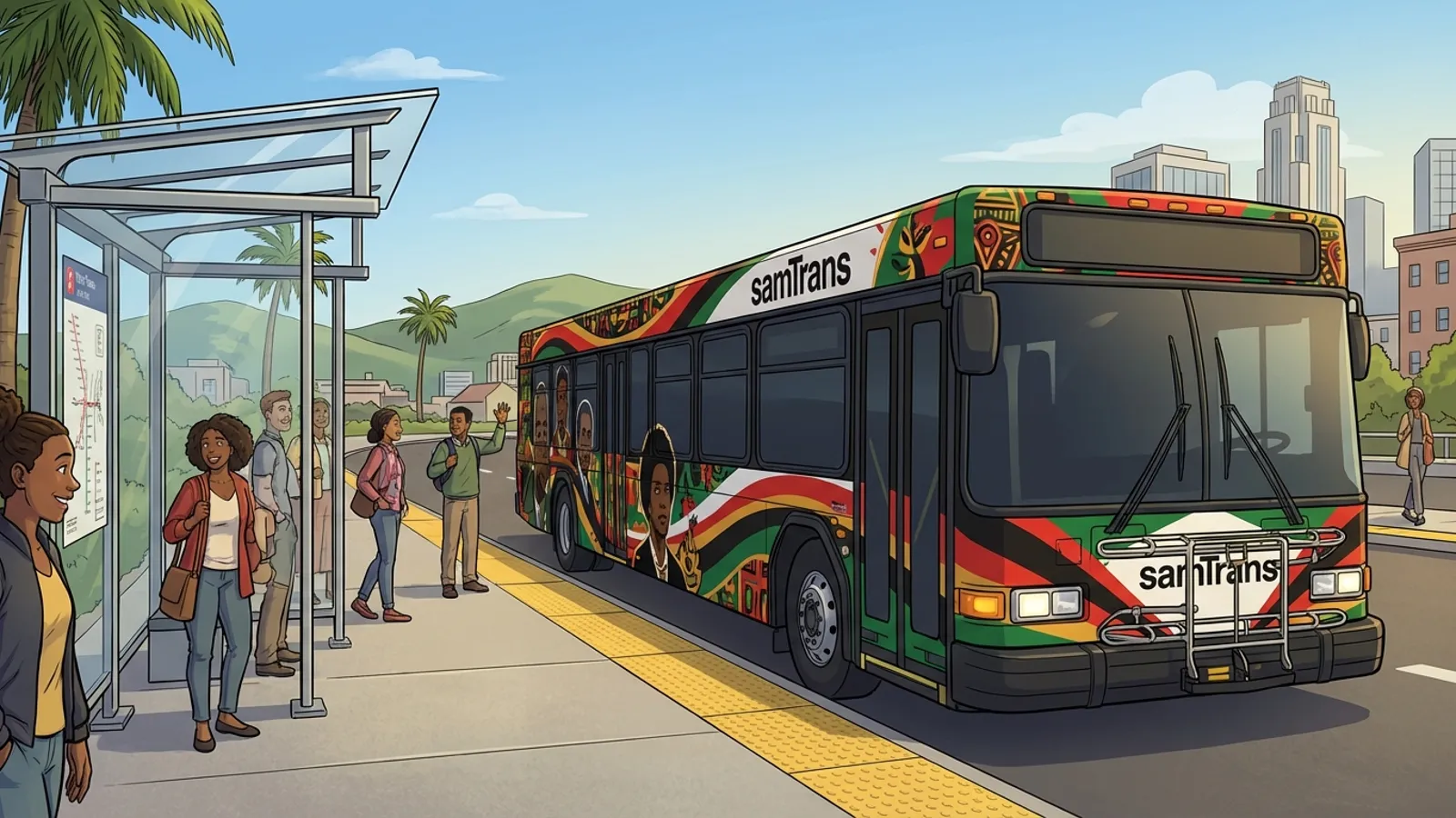 SF Bay Area Bus Celebrates Black History in Motion