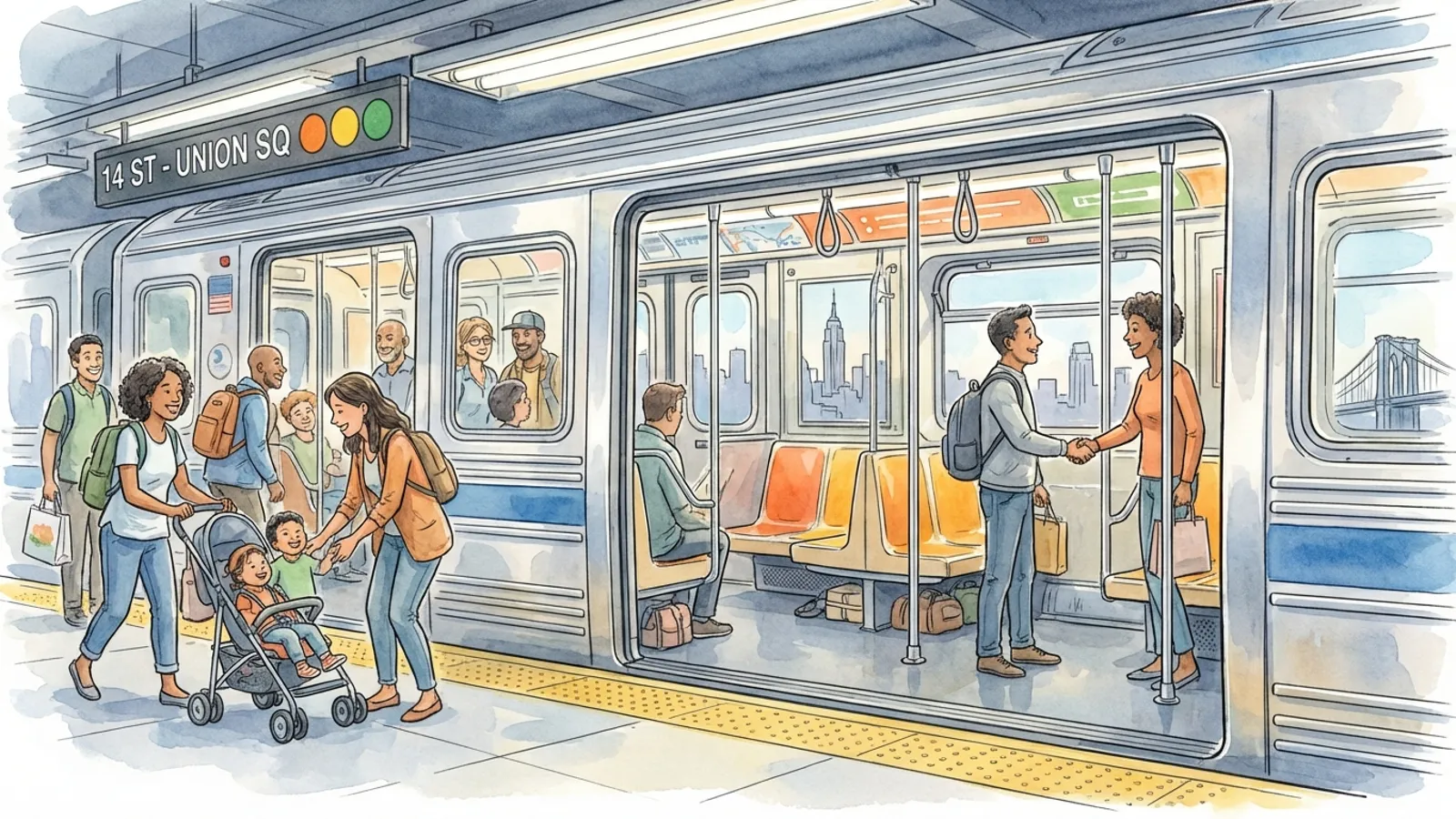 NYC Riders Help Keep Trains Moving With One Simple Check