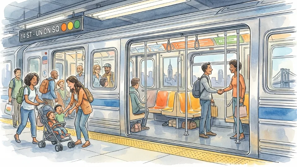 NYC Riders Help Keep Trains Moving With One Simple Check