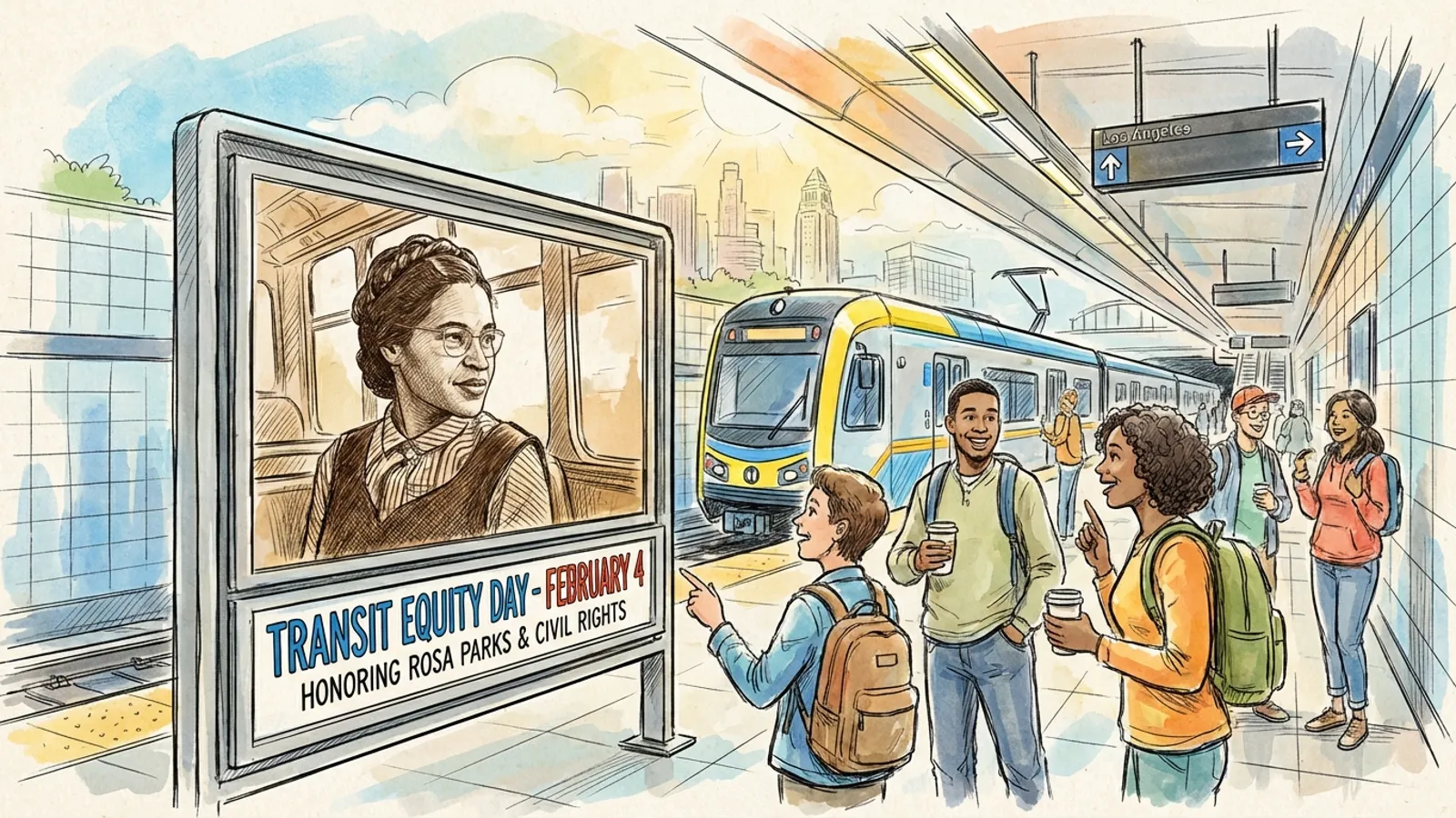 LA Honors Transit Equity Day, Rosa Parks Legacy