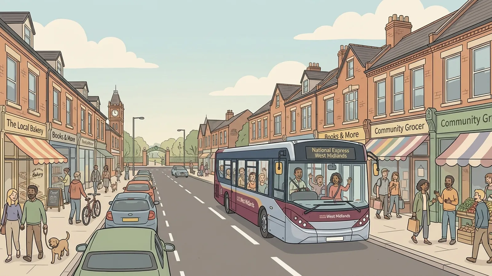 West Midlands Repairs High Street to Improve Safety