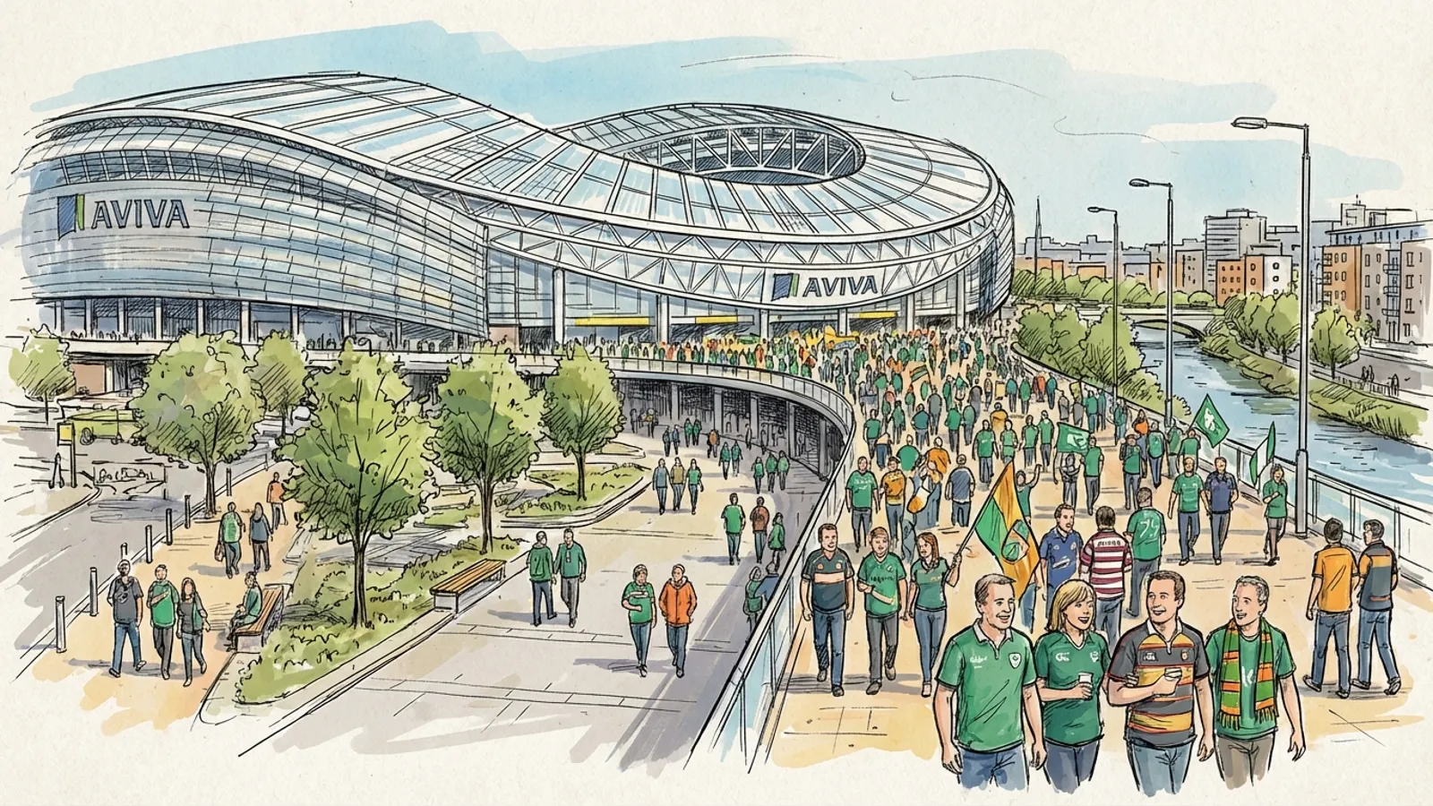 Ireland Rugby Fans Get Early Transit Planning Call