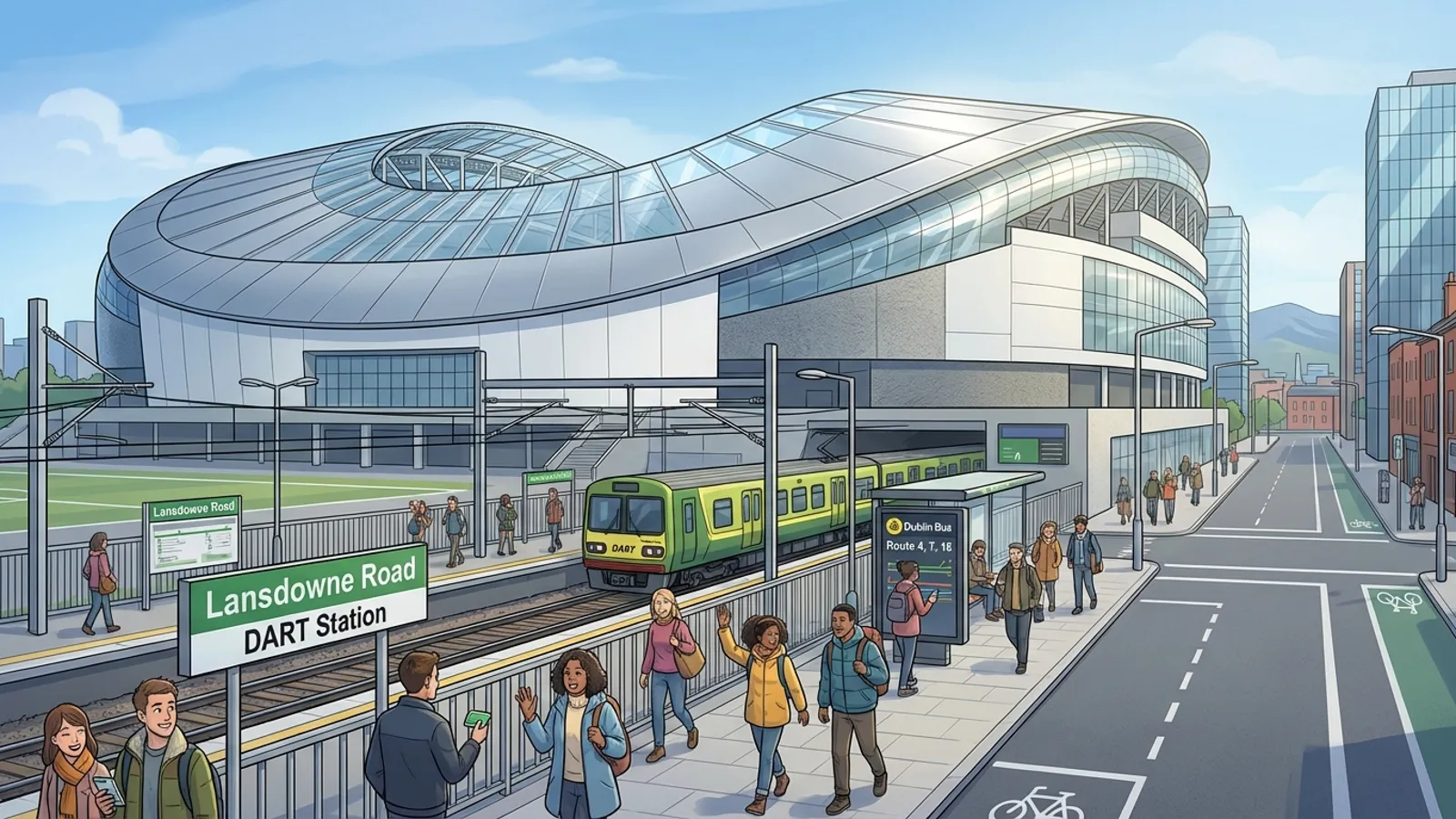 Ireland Transit Adapts for Aviva Stadium's 2026 Events