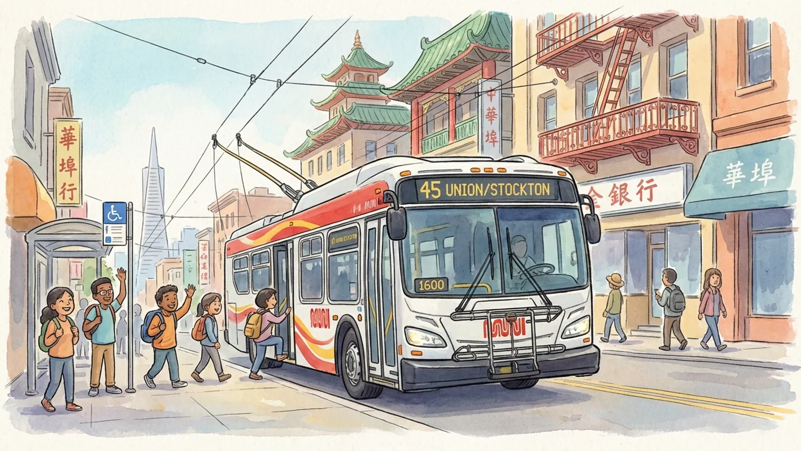 SF Muni Connects Riders to Lunar New Year Celebration