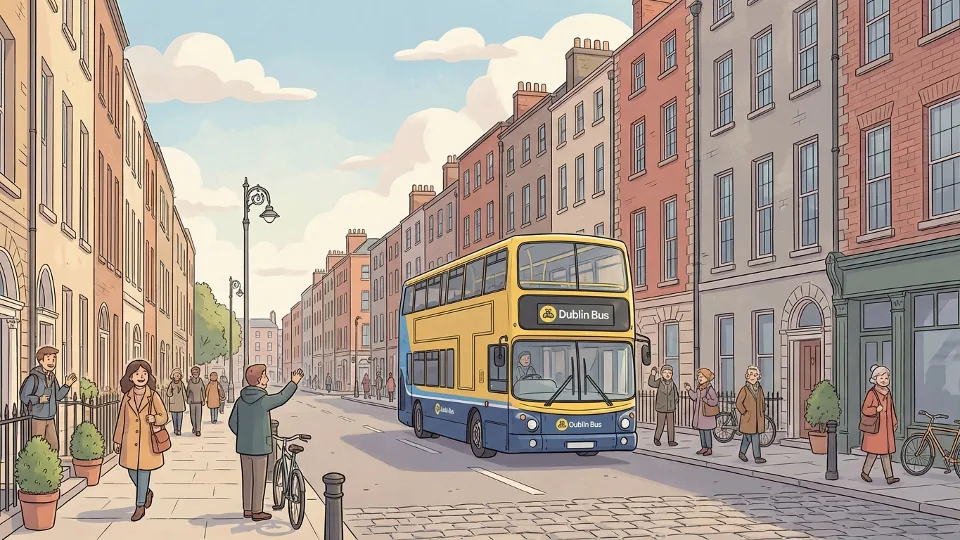 Dublin Bus Reroutes to Beat Congestion