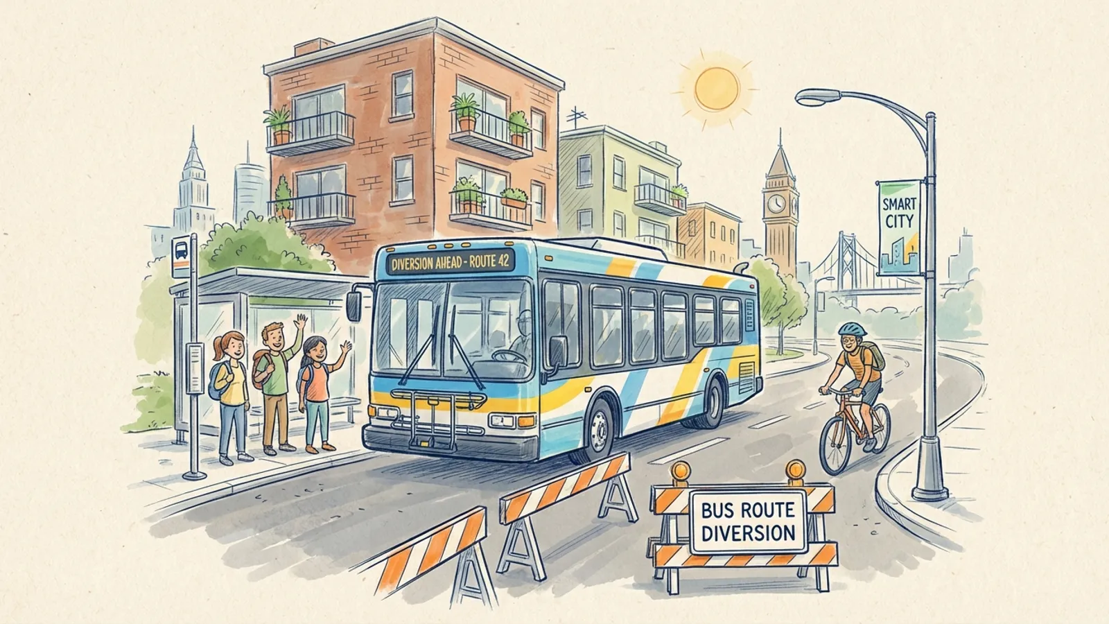 North West Service 86A Adapts Route to Keep Moving