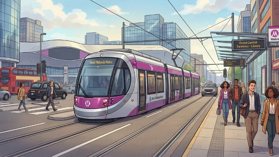 West Midlands Metro Adapts After Track Obstruction
