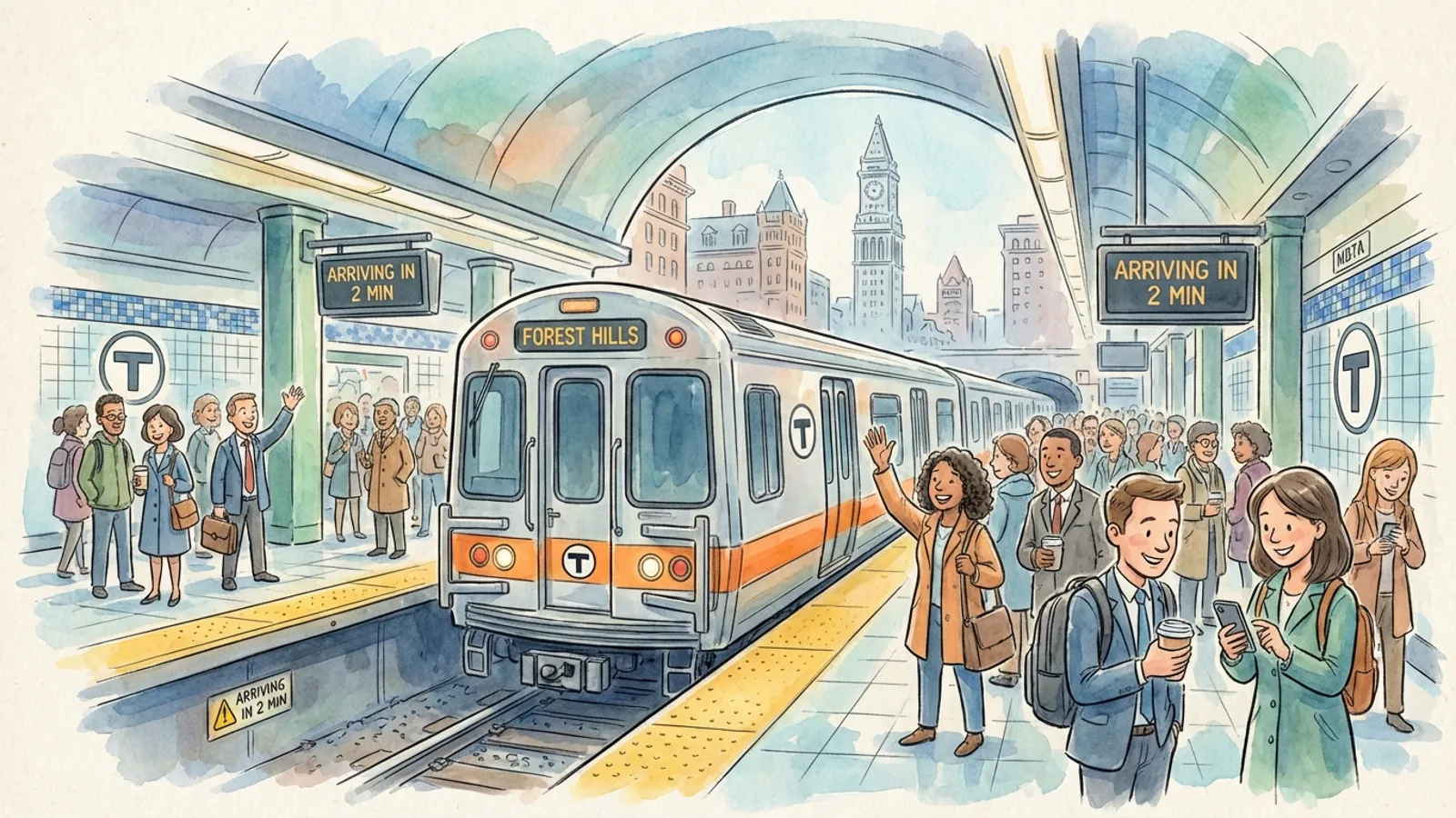 MBTA Brightens Boston Commutes With Morning Greeting