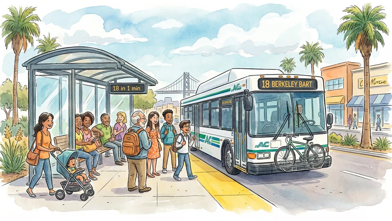 SF Bay Area Buses Keep Moving Despite GPS Glitch