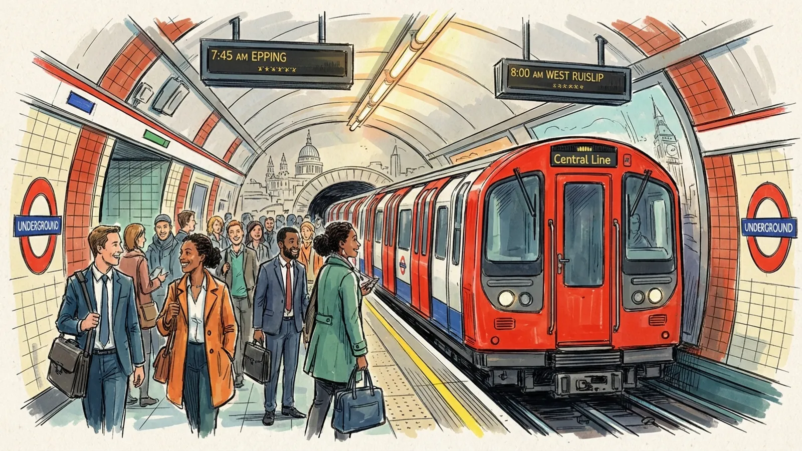 Central Line Adapts Service — Better Info Coming