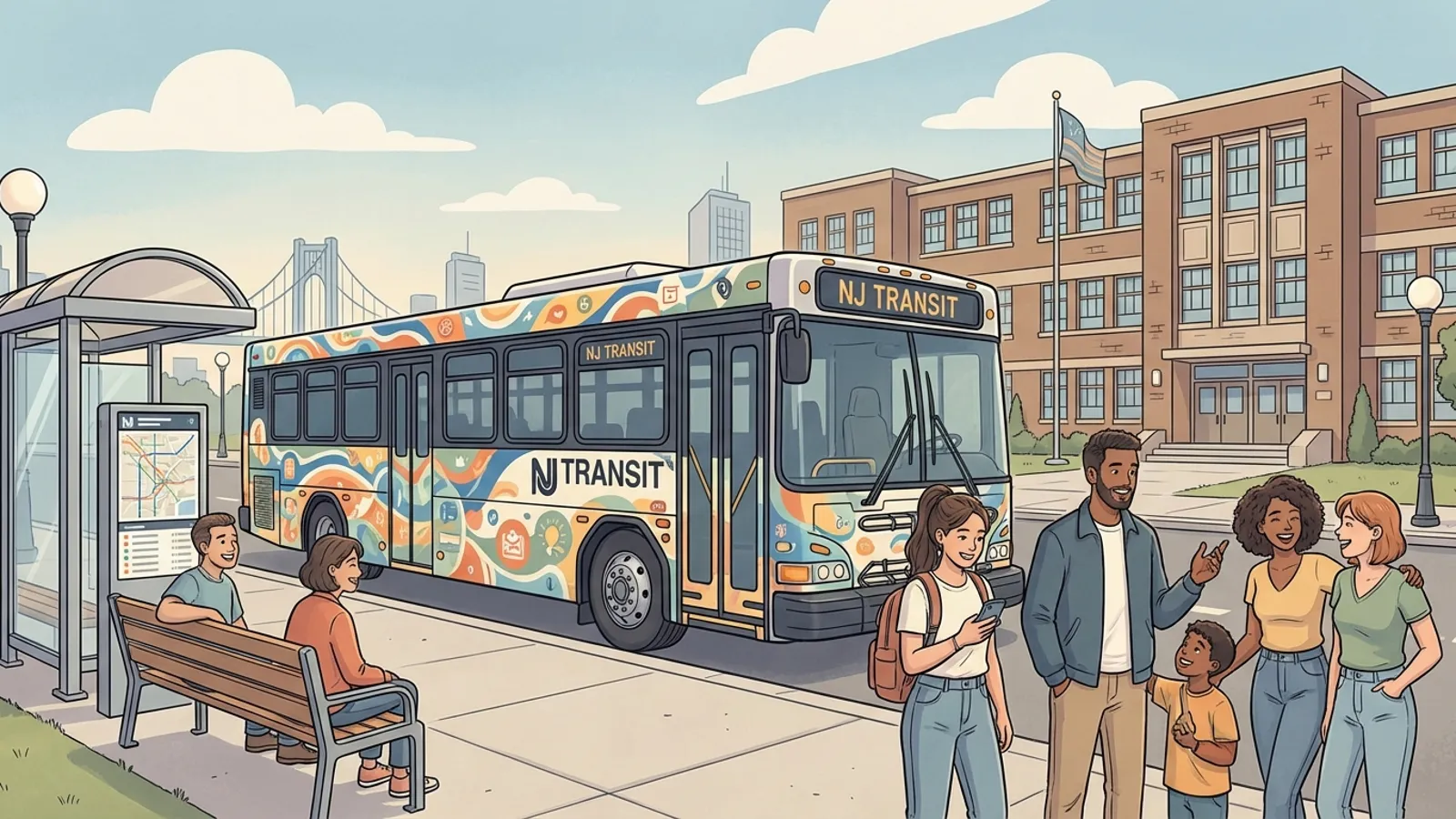 NYC-NJ Students Design Buses for America's 250th