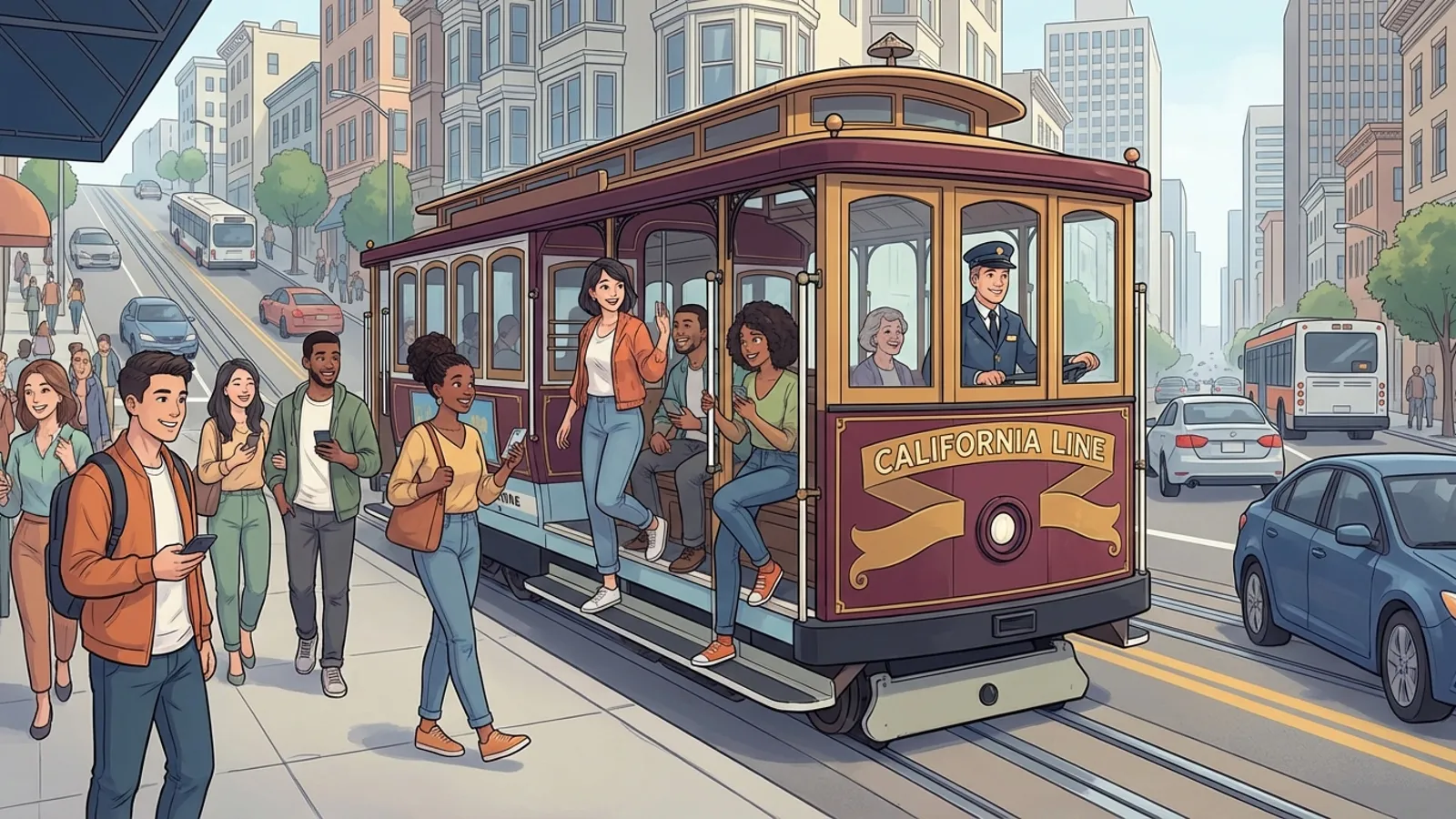 SF Cable Cars Stalled — But Buses Keep City Moving