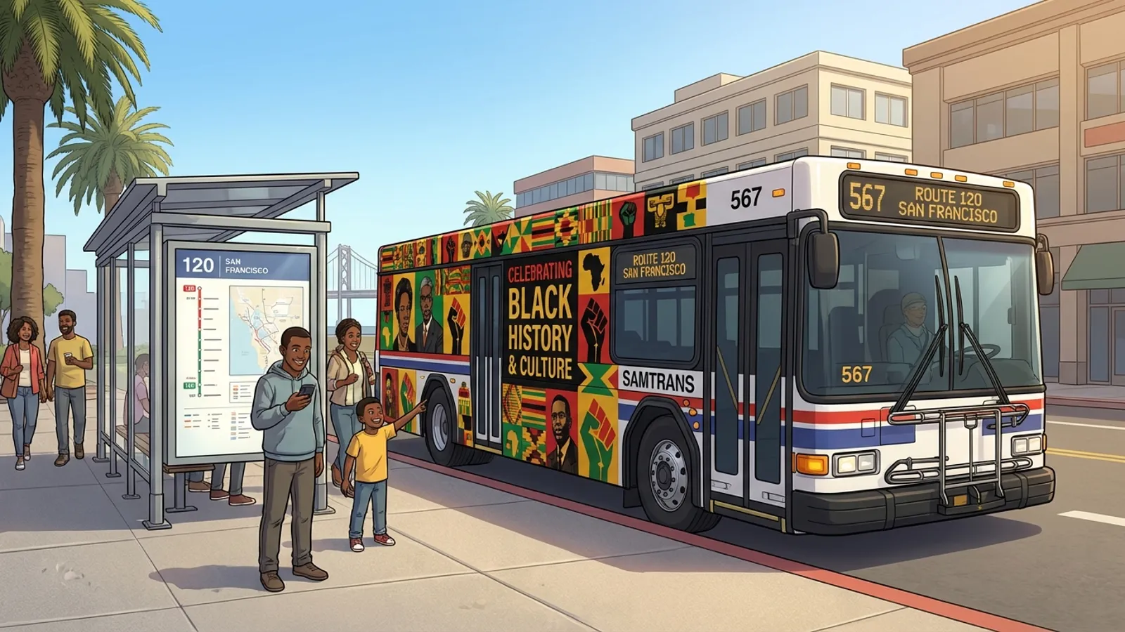 SamTrans Turns Buses Into Rolling Cultural Celebrations