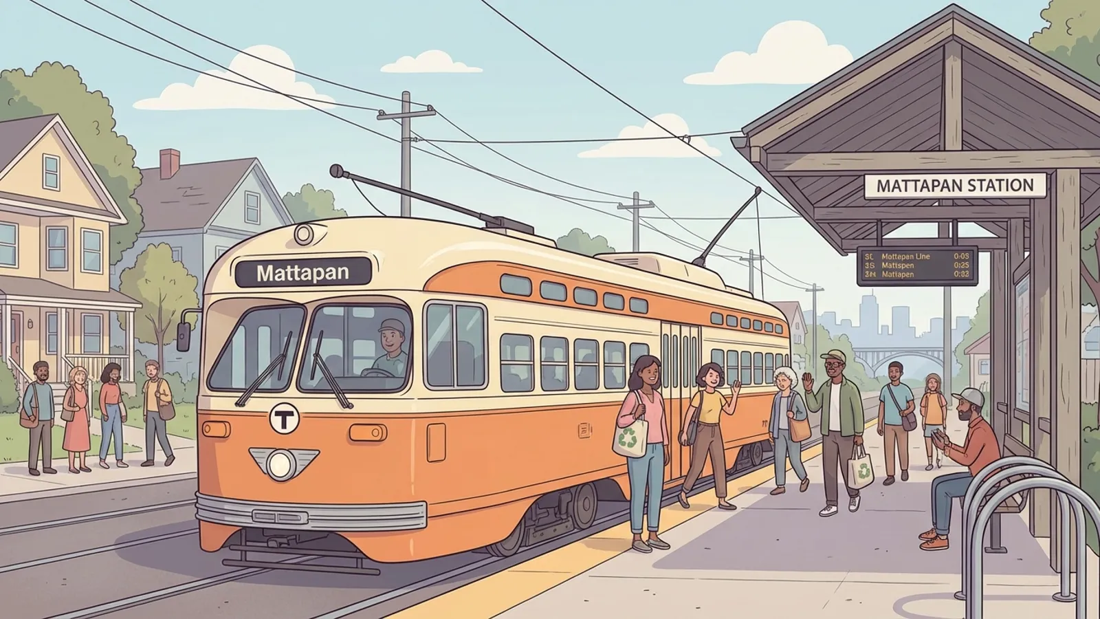 Boston Mattapan Line Bounces Back After Brief Delay