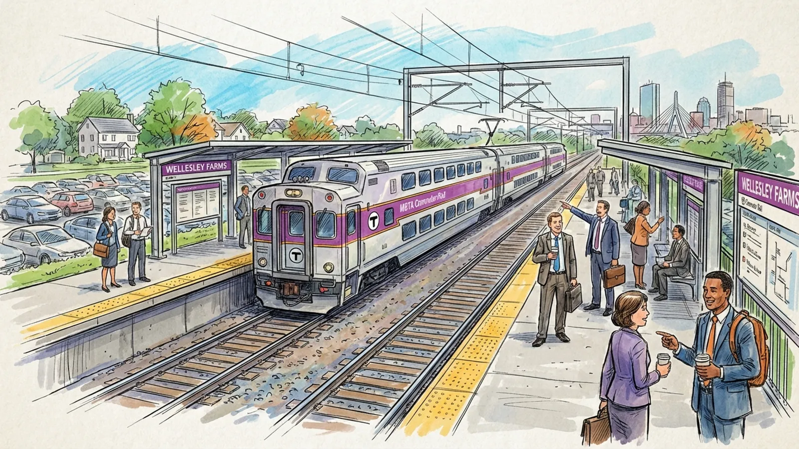 Boston MBTA Works to Restore Haverhill Line Service