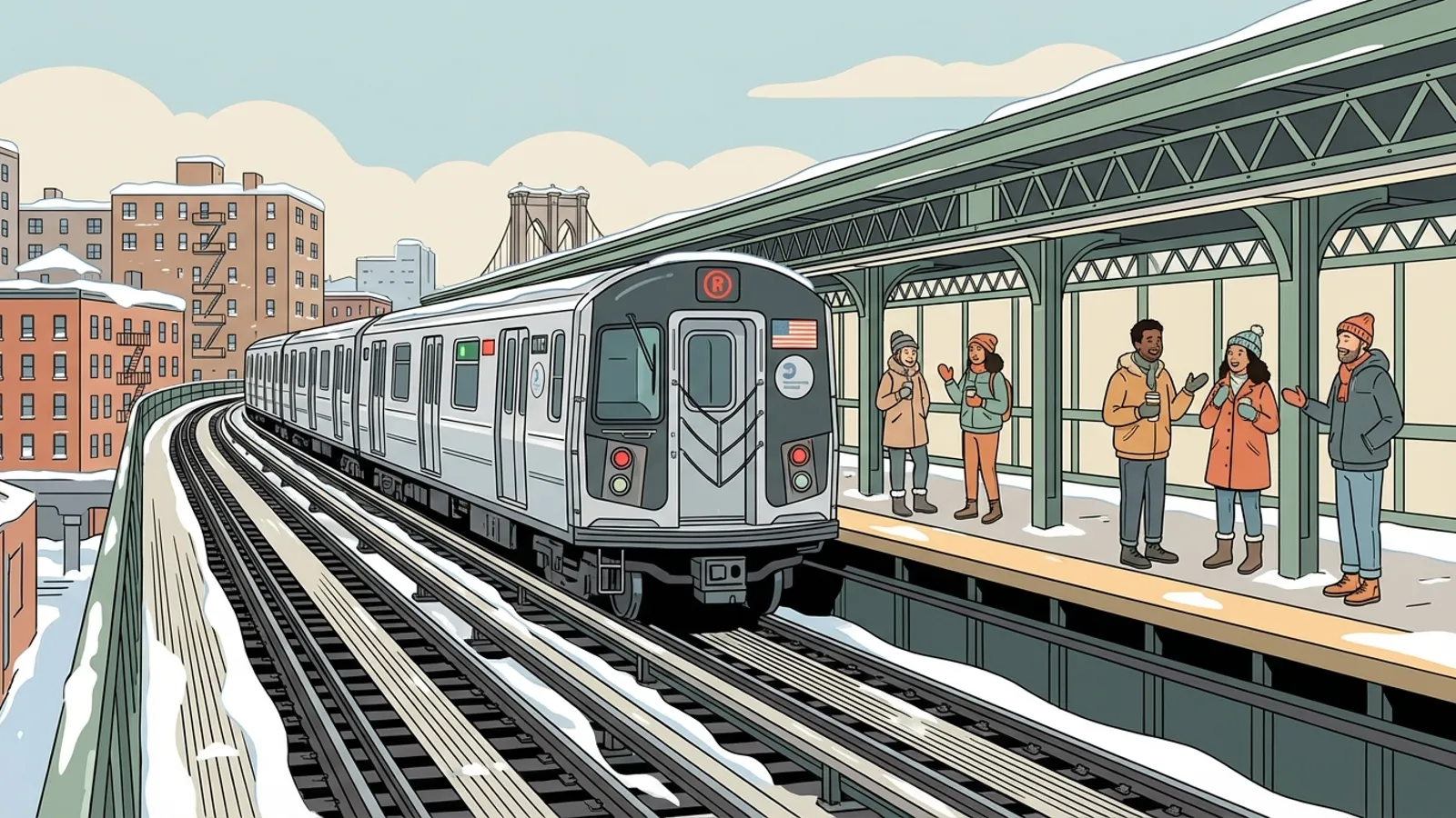 NYC Transit Adapts to Feb 6 Cold Weather