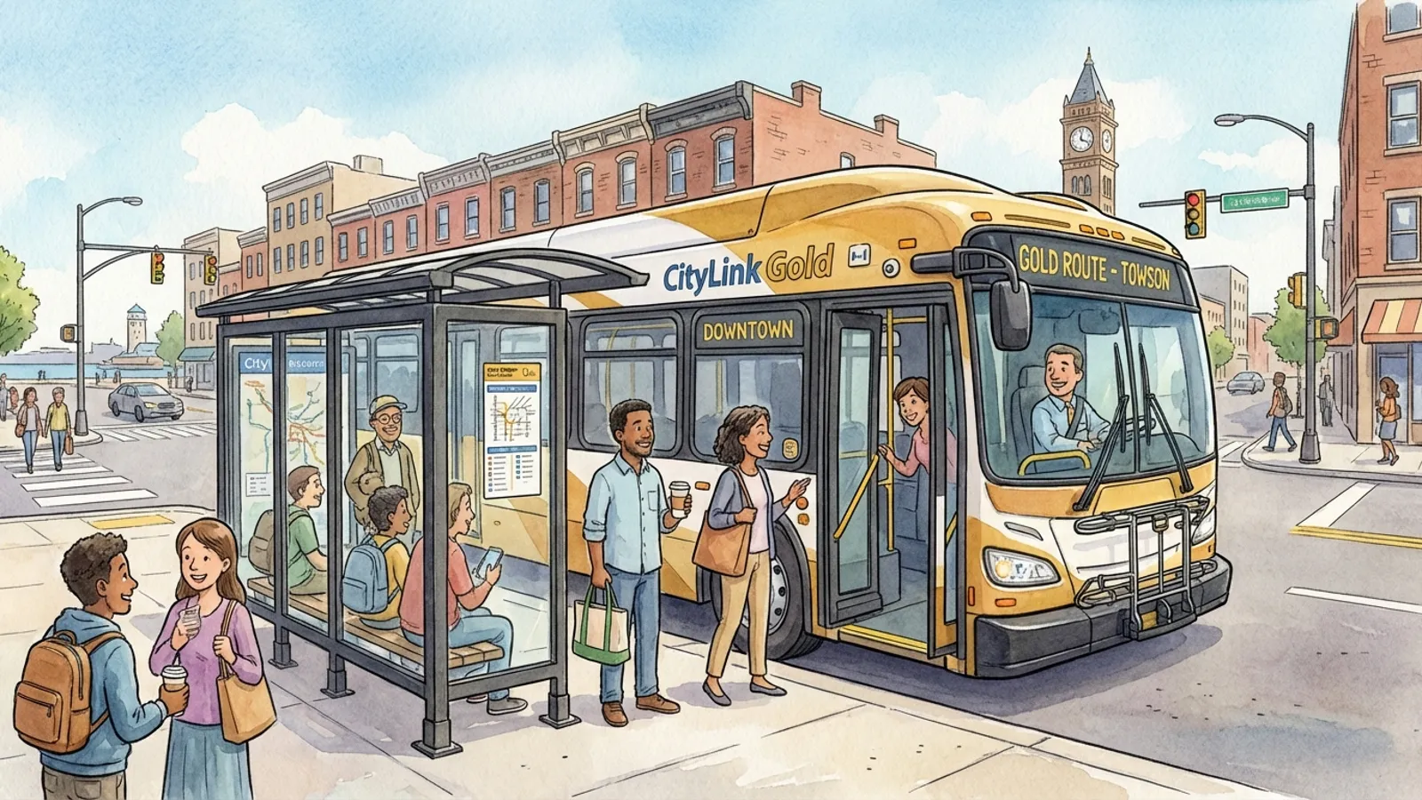 CityLink Gold Detour Tests Baltimore Transit Resilience