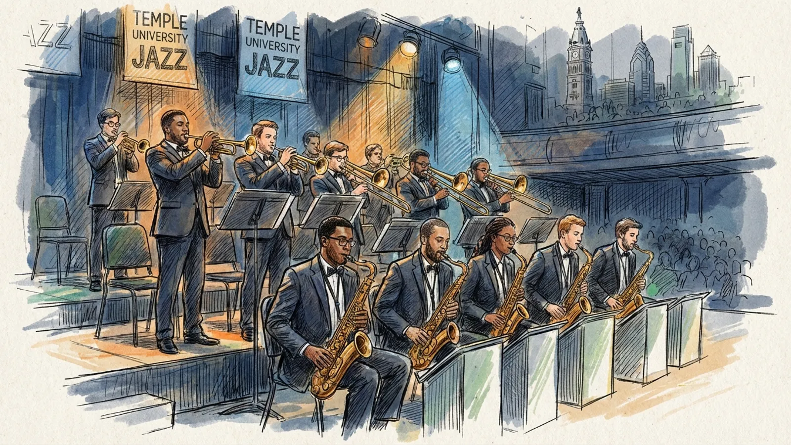 Temple Jazz Band Takes Philadelphia Sound Global